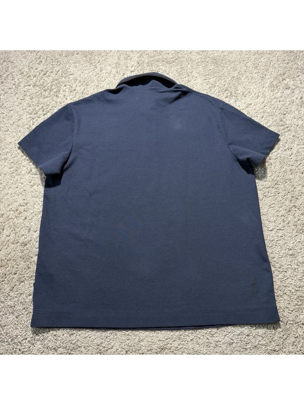 On Cloud OC Mens Courtside Polo Shirt Short Sleeve Navy Blue Golf Size XL